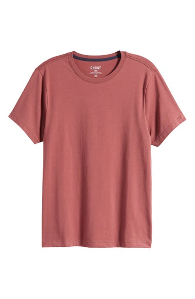 Shop Rhone Element Organic Cotton Blend T-shirt In Mulberry