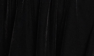 Shop Bardot Elsie Jeweled Strap Stretch Velvet Cocktail Minidress In Black
