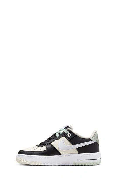 Shop Nike Kids' Air Force 1 Sneaker In Black/ Silver/ Phantom/ White