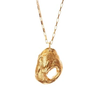 Shop Alighieri The Clouds In Your Mind Necklace In Gold