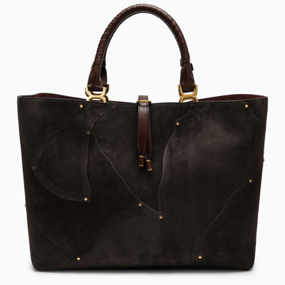 Shop Chloé | Marcie Chocolate Tote Bag In Brown