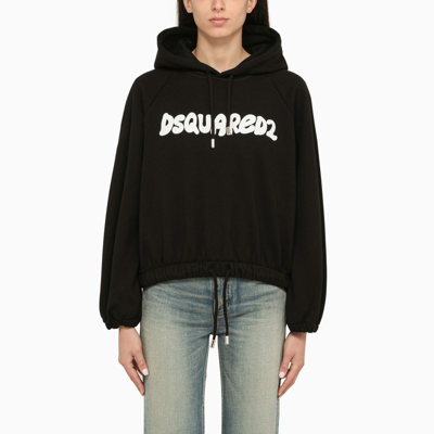 Shop Dsquared2 | Black Hoody With Logo