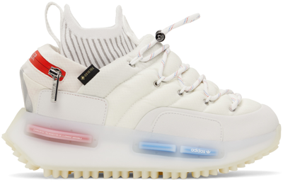 Moncler Genius Moncler X Adidas Originals White Nmd Sneakers In 001 White