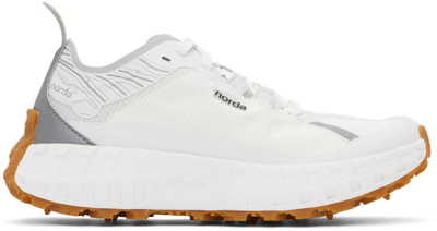 Shop Norda White 001 Sneakers In White/gum