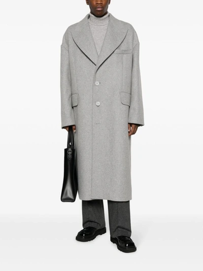 Shop Dolce & Gabbana Coats Grey