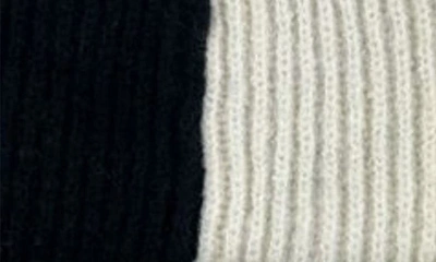 Marcus Adler Checkered Knit Beanie In Black