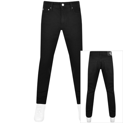 Shop Calvin Klein Jeans Slim Jeans Black
