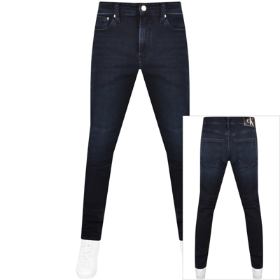 Shop Calvin Klein Jeans Skinny Jeans Blue