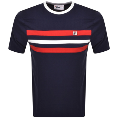 Shop Fila Vintage Justin T Shirt Navy
