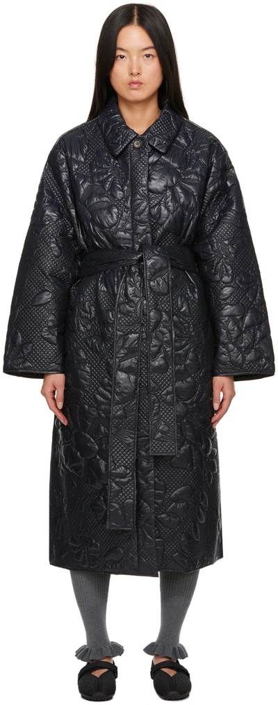 Shop Cecilie Bahnsen Black Sayden Coat