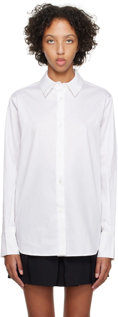 Shop Holzweiler White Blaou Shirt In 1000 White