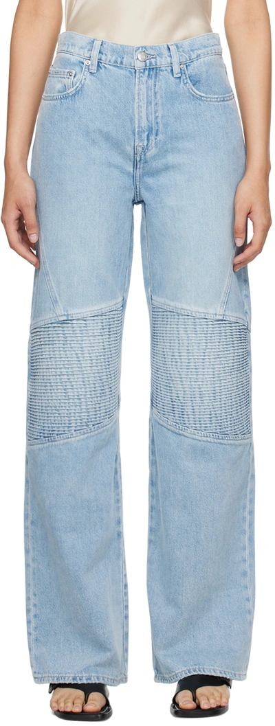 Shop Grlfrnd Blue Mariah Racer Jeans In Coast Highway G1976