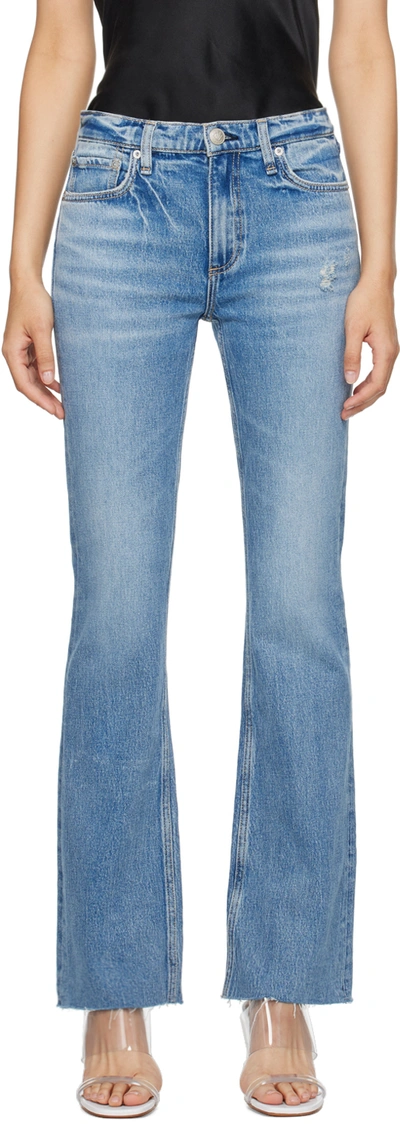 Shop Rag & Bone Blue Peyton Jeans In Monterosso