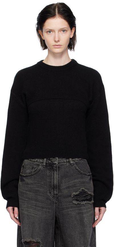 Shop Juunj Black Two-way Sweater Set