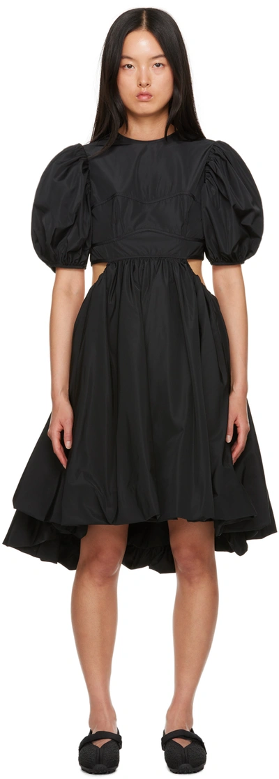 Shop Cecilie Bahnsen Black Ursula Midi Dress