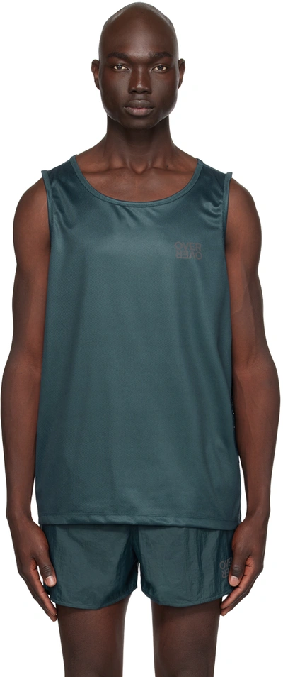 Shop Over Over Blue Sport Tank Top In Teal