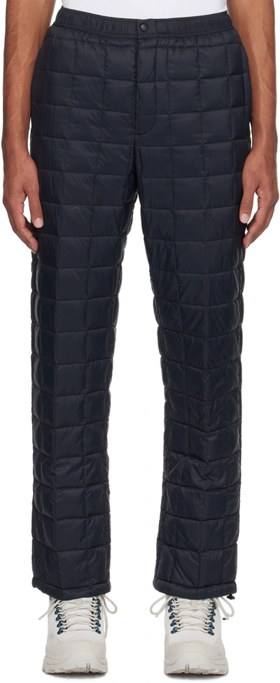 Shop Taion Black Quilted Down Trousers