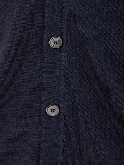Shop Ferrante Elegant Wool Gilet Sleeveless Classic Men's Vest In Blue