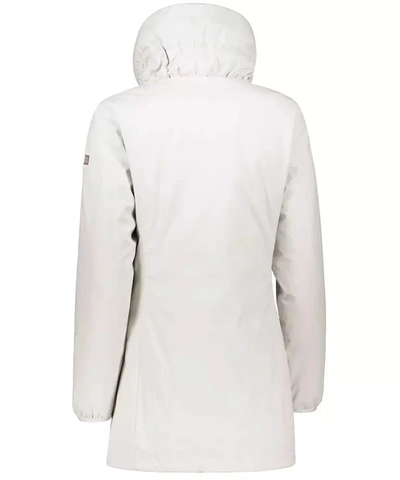 Shop Yes Zee Chic White High Collar Down Women's Jacket