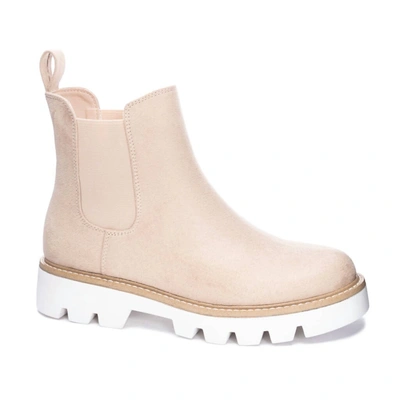 Shop Chinese Laundry Piper Bootie In Cream In White