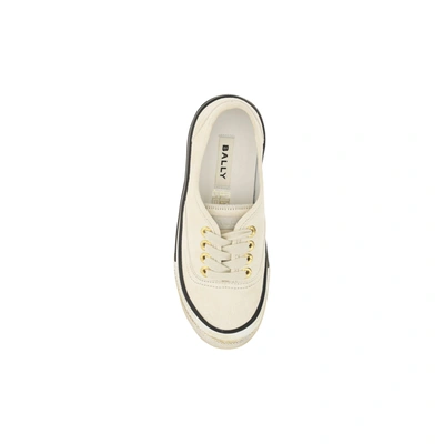 Shop Bally Lyder Leather Sneakers