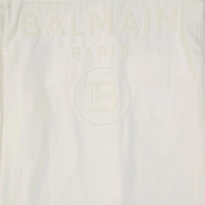 Shop Balmain Cotton Denim Shirt