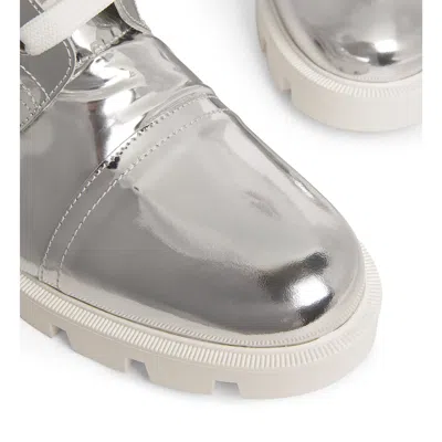 Shop Christian Louboutin Pavleta Silver Boots