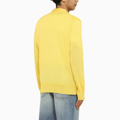 Shop Comme Des Garçons Shirt Be@rbrick Yellow Cardigan