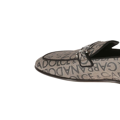 Dolce & Gabbana Logo-plaque Jacquard Loafers