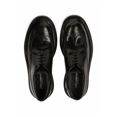 Shop Dolce & Gabbana Leather Derbies