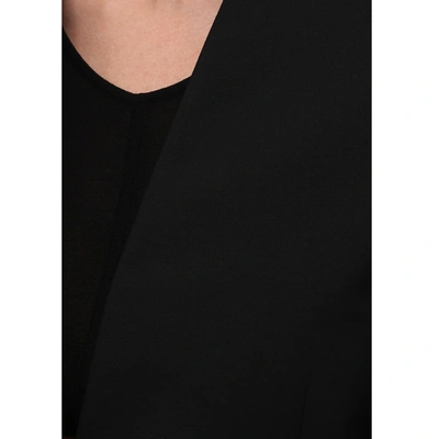 Givenchy Collarless Single-breasted Jacket In Black