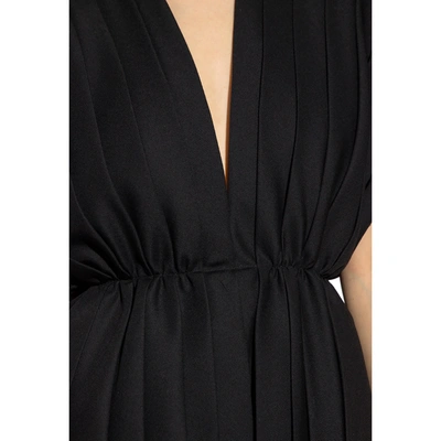 Gucci Pleated Wool Mini Dress