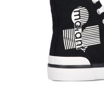 Isabel Marant Ribbed-toe Cap High-top Sneakers