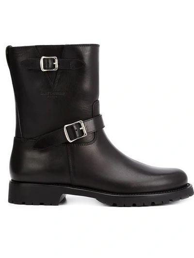 Shop Saint Laurent Biker Boots