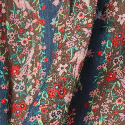 See By Chloé Deva Printed Linen Midi Dress