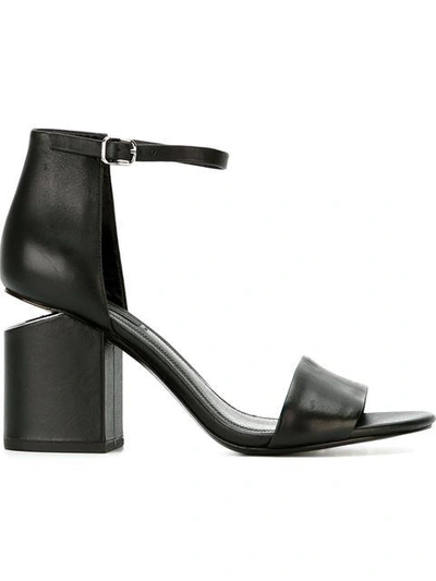 Shop Alexander Wang 'abby' Sandals In 001