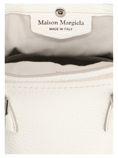 Shop Maison Margiela 5ac Micro Crossbody Bags White