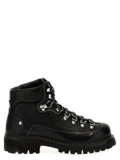 Shop Dsquared2 Canadian Boots, Ankle Boots Black