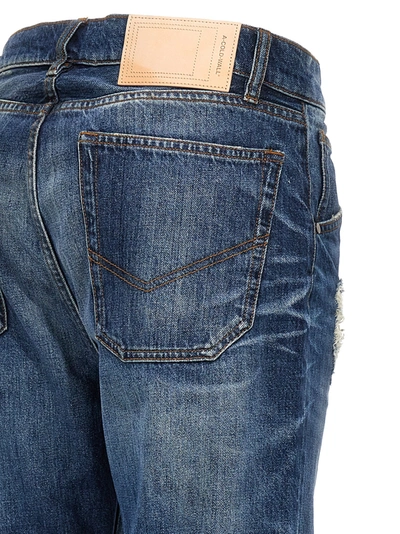 Shop A-cold-wall* Foundry Jeans Blue