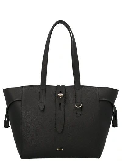 Shop Furla Net M Shoulder Bags Black