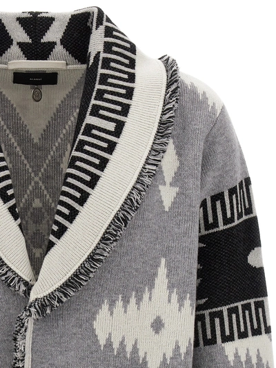 Shop Alanui Icon Sweater, Cardigans Gray