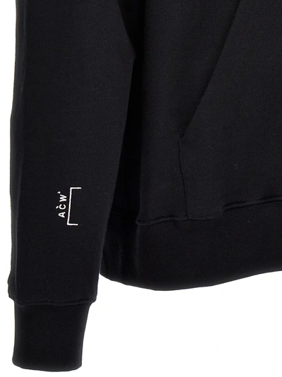 Shop A-cold-wall* Logo Embroidery Hoodie Sweatshirt Black