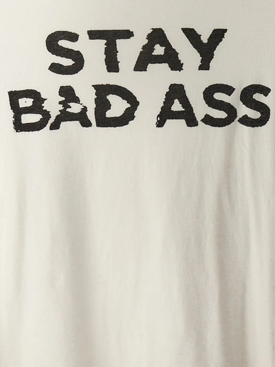 Shop R13 Stay Bad Ass T-shirt White/black