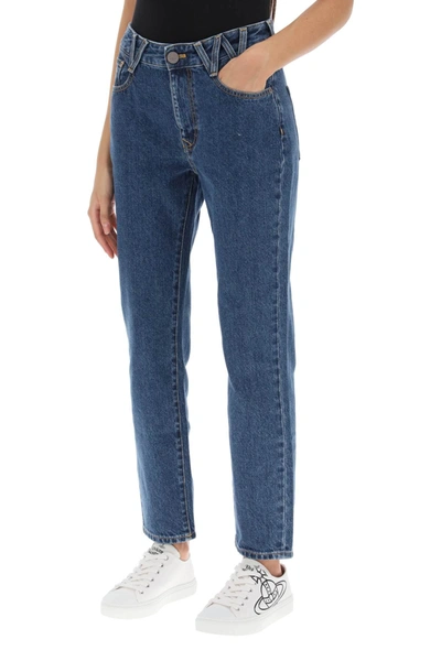 Shop Vivienne Westwood W Harris Straight Leg Jeans