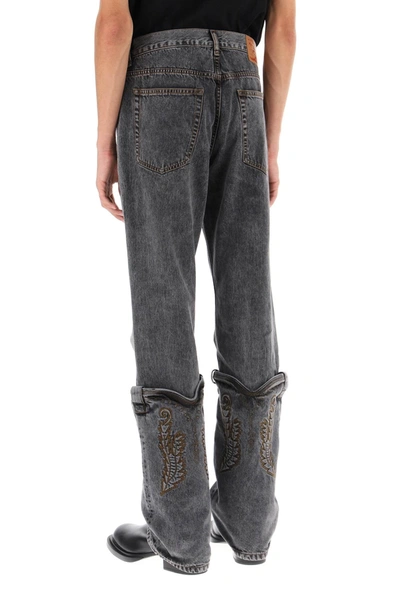 Shop Y/project Evergreen Mini Cowboy Cuff Jeans