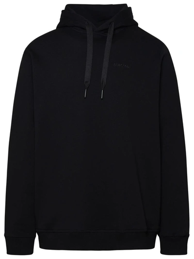 Shop Burberry Enra Cotton Sweatshirt In Black
