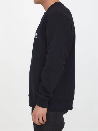 Shop A-cold-wall* Essential Logo Sweatshirt In Black