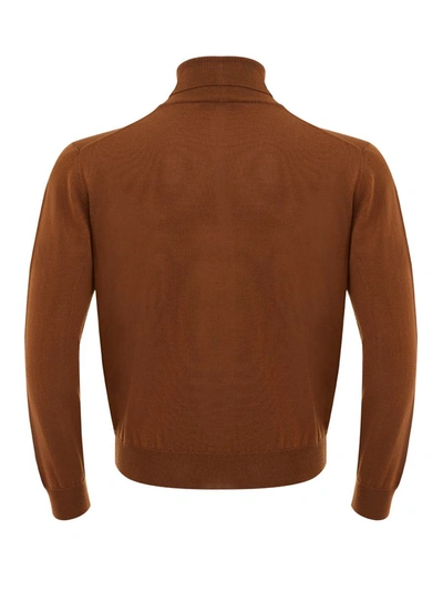 Shop Ferrante Sweaters In Brown
