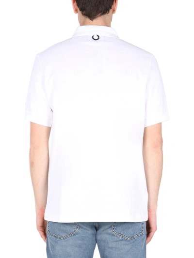 Shop Raf Simons Fred Perry X  Regular Fit Polo In White