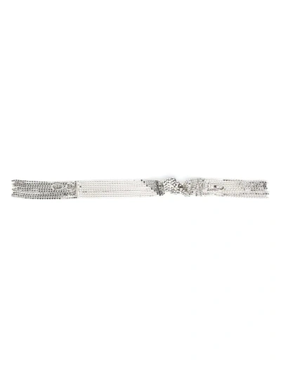 Gcds Crystal-embellished Shoulder Strap In Grey